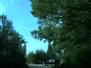 outdoor car action with fingering and blowjob, so hot