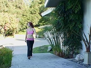 watch these two beautiful girls in lesbian fucking with strapon and anal?