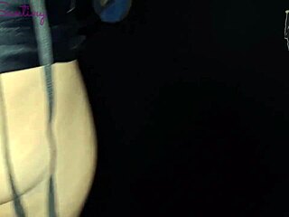 wife in collar takes big cock at public party