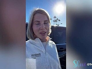 Petite MILF Reviews Red BDSM Room on Road Trip