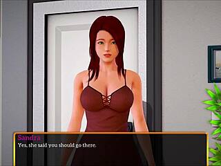 My new family episode with a brunette babe