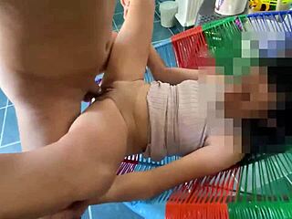 Teaching My Hijastra House Chores Ends with Kitchen Fuck and Cum