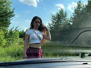 i asked the bitch to help fix the car but she helped my dick 😏