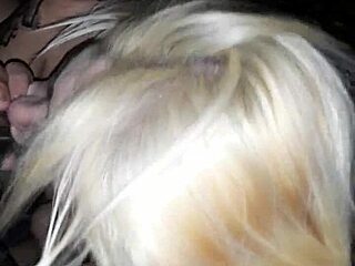 white slut feels intense pleasure sucking black cock