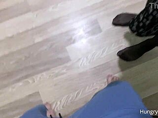 girl next door begged me to fix a bulb and suck me off