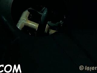 Punished Tight Pussy Fucking and Sucking in Bondage Hairless Scene