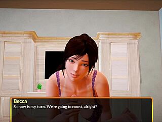 My new family episode with a brunette babe