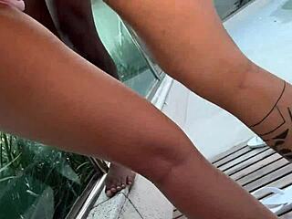 Yasmin Mineira takes hard pounding in multiple positions until drinking cum 😈💦