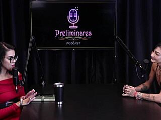 Redhead latina strips in lingerie outdoors