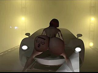 Vam Carol Booty Twerk with Big Ass in 3D Porn Scene.