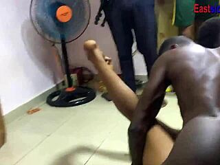 Massive Black Cock Threesome In Dorm With Creampie