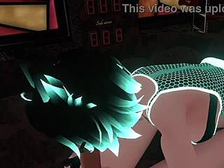 I love sucking this big cock in vrchat erp