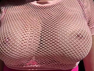 italian milf artemisia love with hot big tits bouncing outdoors