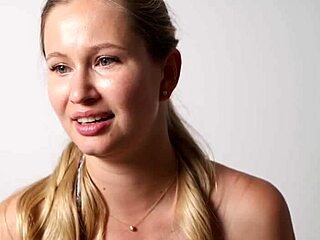 Beauty inserts fingers deep into her tight ass