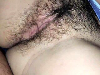 intense passion in homemade roleplay with my sister-in-law, fucking her hairy tight pussy