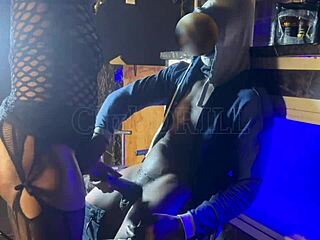 Slut pays rent by blowing guy's mind at bar