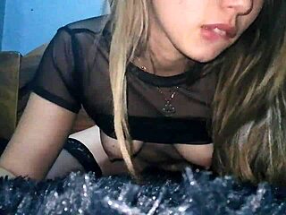 Latina Amateur Masturbates With Toys In Her Homemade Room Setting.