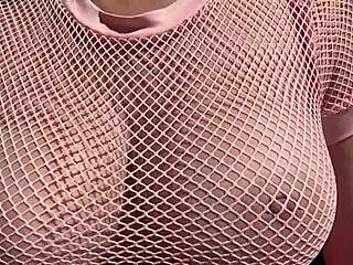 italian milf artemisia love with hot big tits bouncing outdoors