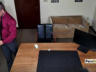 so this busty french milf got the hint and went along with pervdean