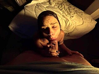 a young 18+ slut enjoys a drooling dick, making everyone watch