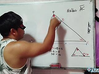 Wow, asian teacher teaches sexual math in bedroom!