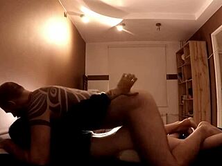 I invited him over for a movie night with my brunette friend