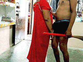 Indian desi malkin gets fucked by naukar in horny deepthroat and doggystyle