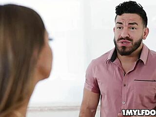 Lucky bully slams Havana Bleu's muff! 😏