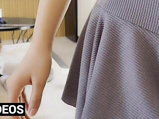 Hotel Worker With Sexy Ass Sucked And Fucked Hard