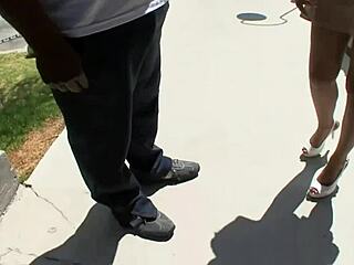 a big black hard cock slides into rhianna ryan for interracial blowjob passion