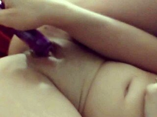 lil luv fingering her petite pussy with toys?