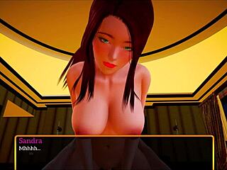 My new family episode with redhead cowgirl riding