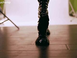 Latex Pony Works Hard For Your Carrot