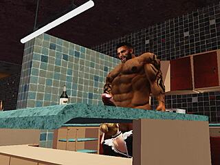 duane brown's maid scores big with interracial twist