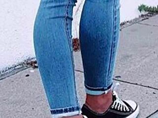 Anna Kasper's Hidden Candid Ass Teases Viewers