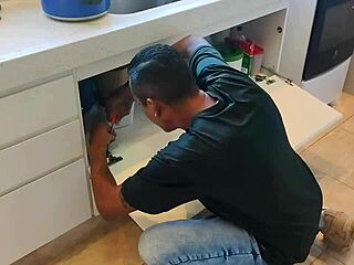 pregnant wife cheats with plumber, lets him finish inside full video