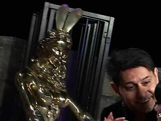 nights at museum got wild with mmff cosplay foursome and big tits milfs! 😜