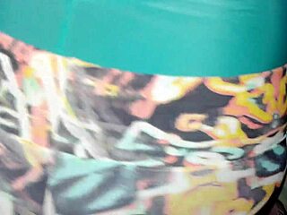 She Got New Lycra Pants and Body, Showing Off While Groped During Try-On