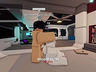 I get fucked and filled with creampie by horny man in roblox condo game.