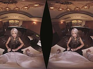 Getting down with a Japanese barmaid in wild VR action