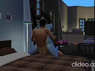 Anal Sims Action - Can You Handle This Tight Assfucking?!