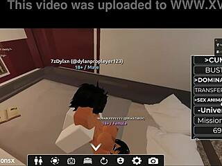 Damn, This Gringa Craves Wild Sex in Roblox Game!