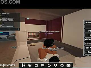 Damn, This Gringa Craves Wild Sex in Roblox Game!