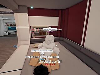 I get fucked and filled with creampie by horny man in roblox condo game.