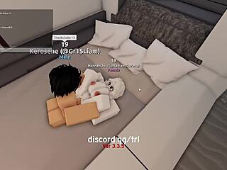 I get fucked and filled with creampie by horny man in roblox condo game.