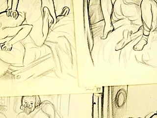 Vintage erotic art tells a captivating story of sensual antique charm