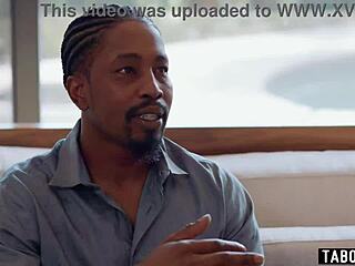 Sex therapist uses reverse psychology on black client with big cock