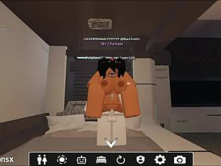 Damn, This Gringa Craves Wild Sex in Roblox Game!