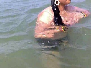 Desi Puja Bhabhi Gets Nailed Hard by the River in Wild Action.