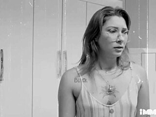 Redhead Teen 18+ Enjoys Threesome With Friends on Birthday